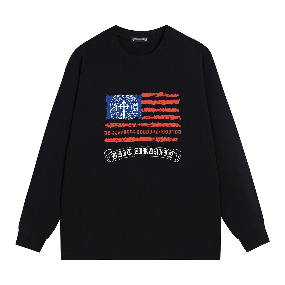 <p>CHROME HEARTS 长袖T恤(黑)</p>