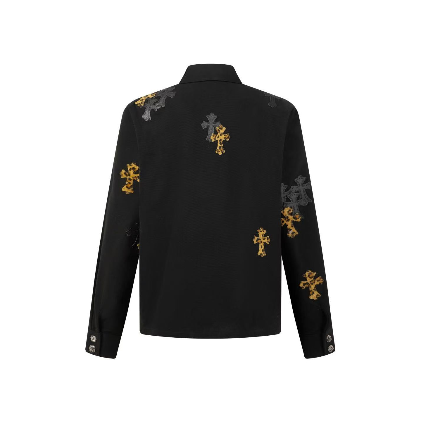 <p>CHROME HEARTS 十字架工装牛仔外套(黑)<br />
&nbsp;</p>