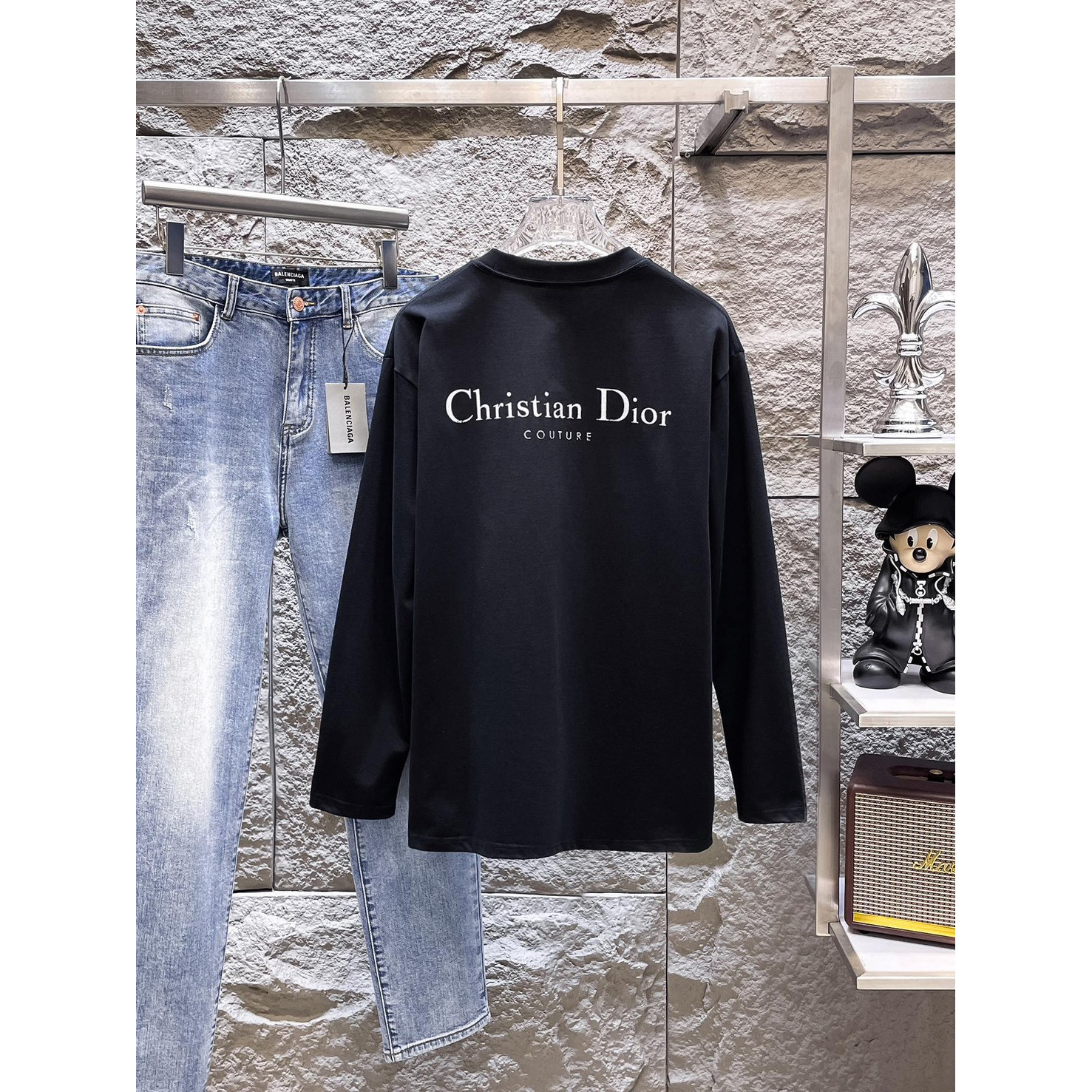 <p>DIOR 长袖T恤(黑)</p>