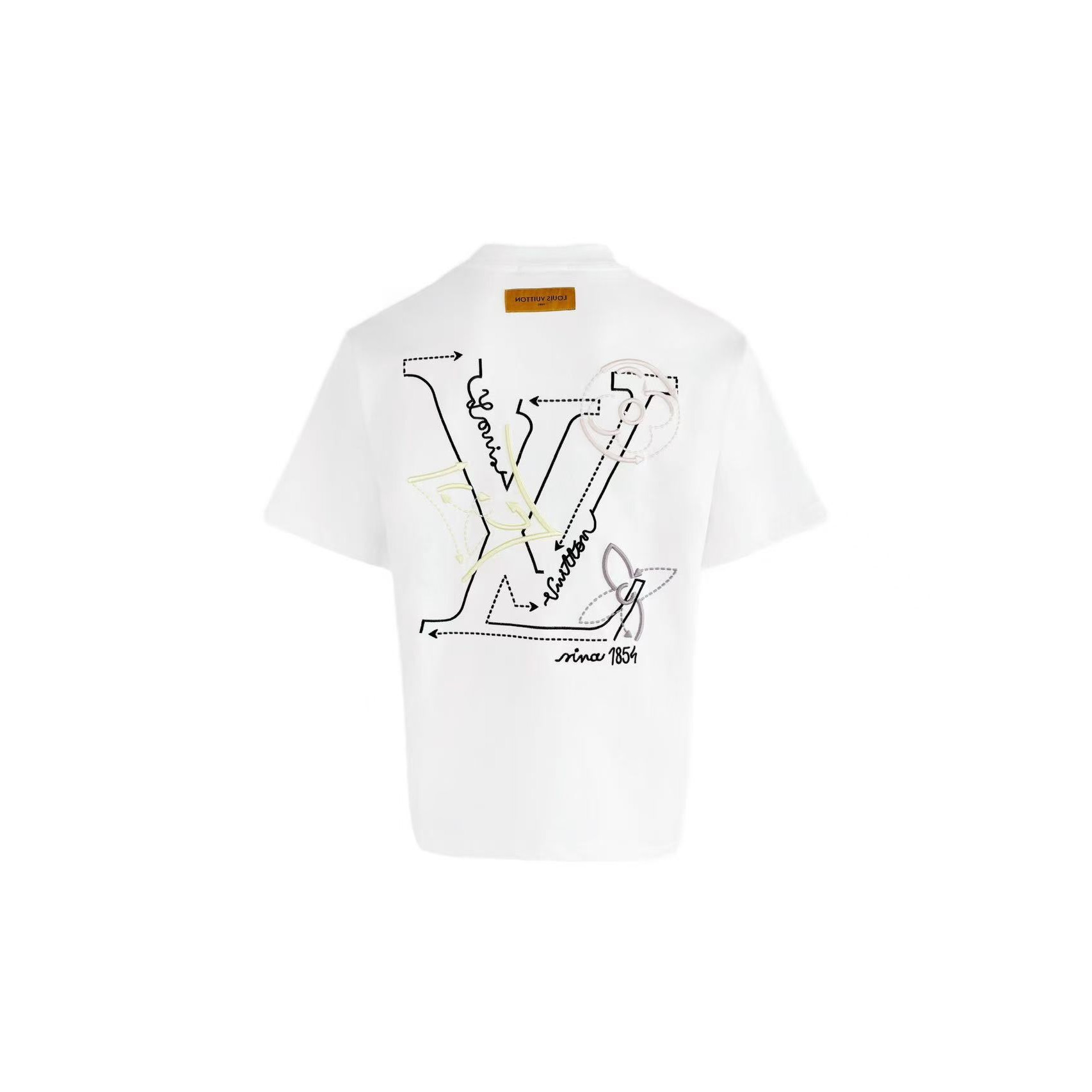 <p>LV&nbsp;短袖T恤(白)</p>