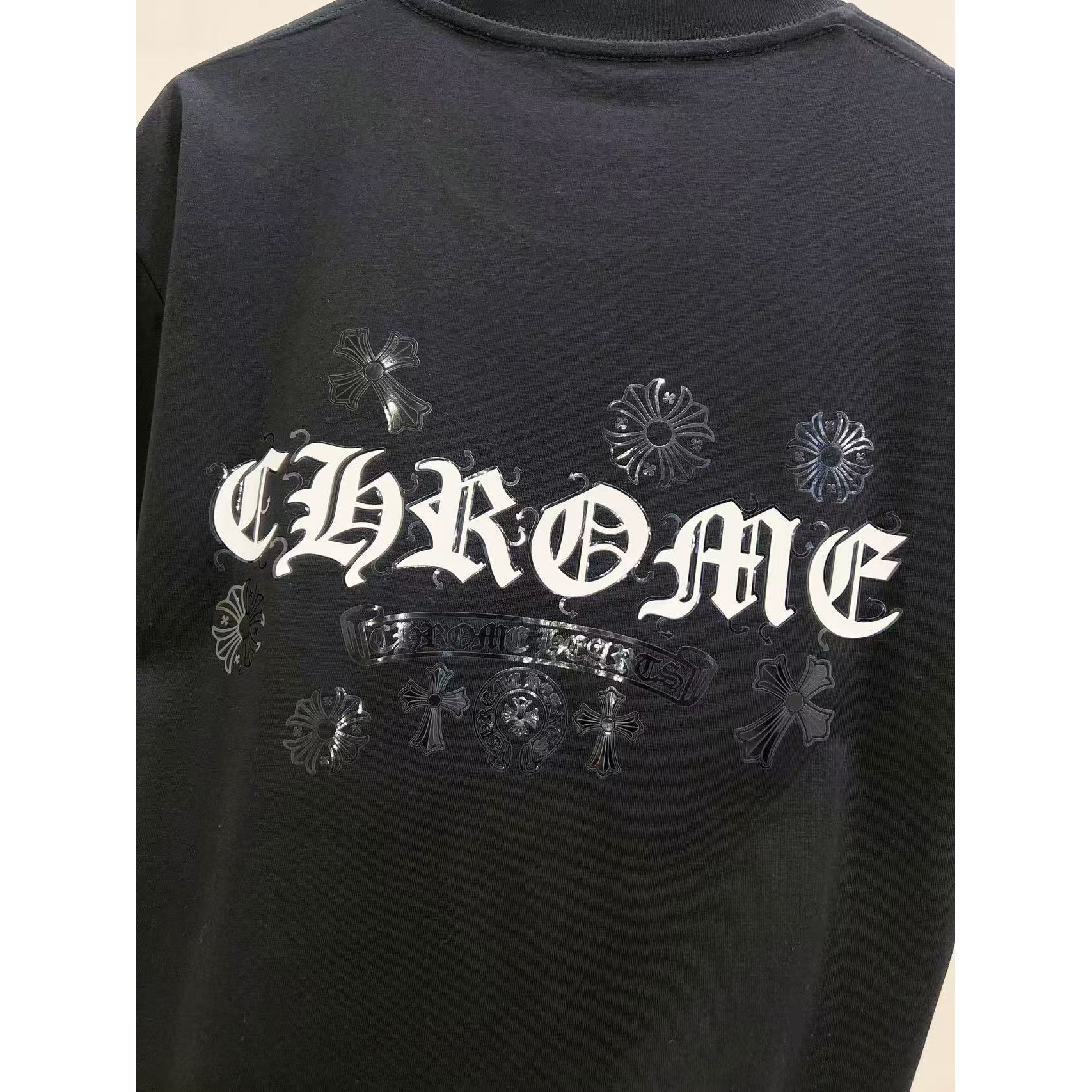 <p>CHROME HEARTS 短袖圆领T恤(黑)</p>