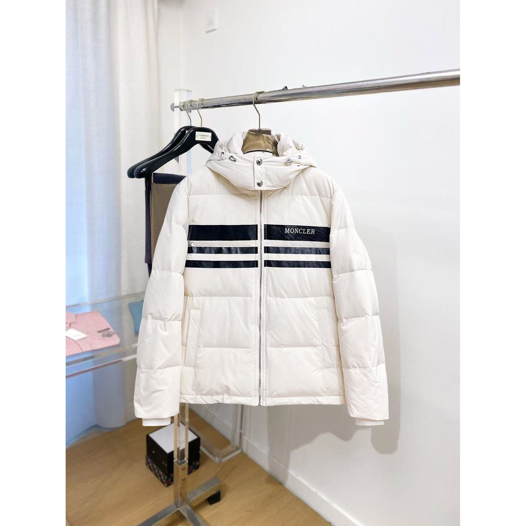 <p>MONCLER 秋冬新款羽绒服(白)</p>