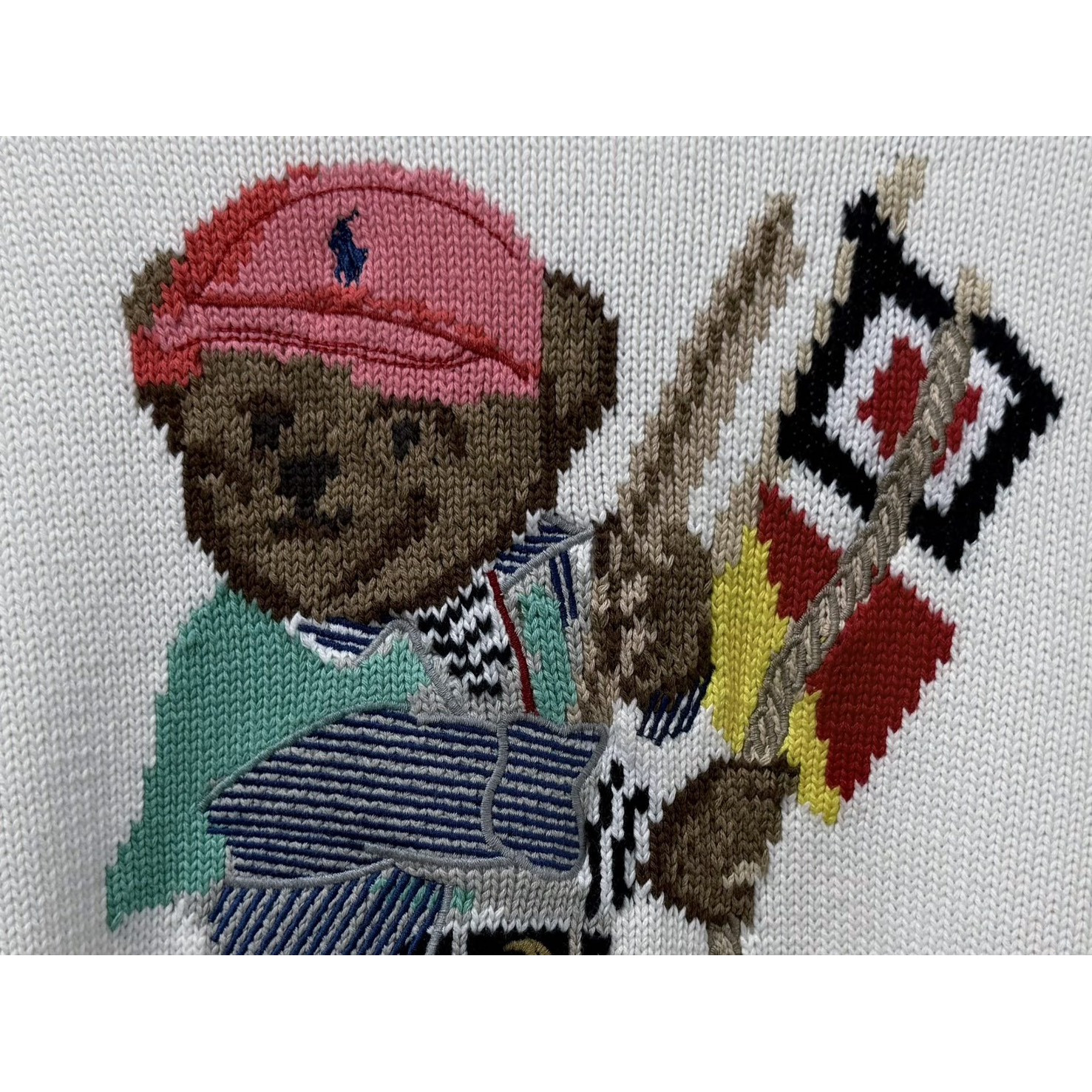 <p>Ralph Lauren 宽松版棉圆领针织衫(白)</p>