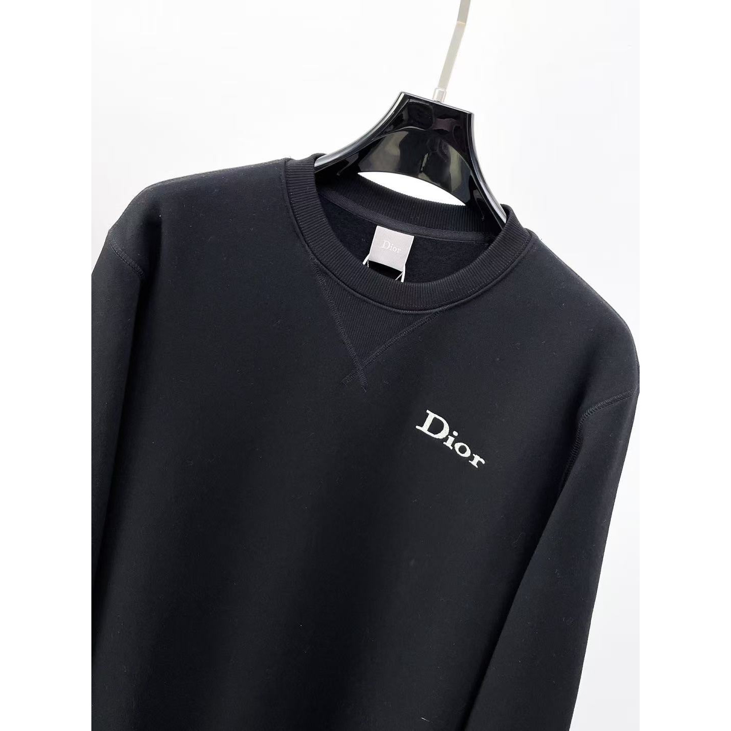 <p>DIOR 圆领卫衣(黑)</p>