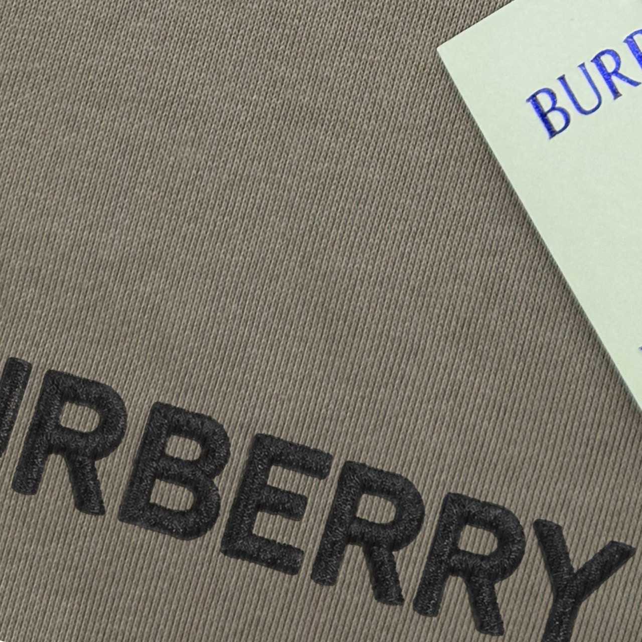 <p>BURBERRY logo图案绣花长袖(咖啡色)</p>