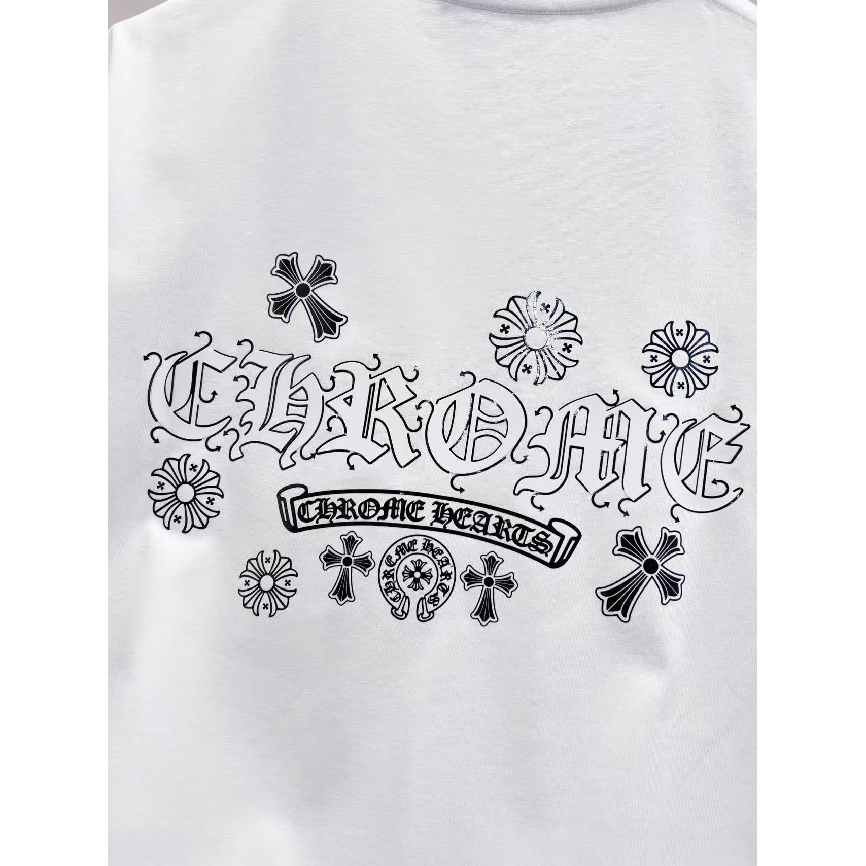 <p>CHROME HEARTS 短袖圆领T恤(白)</p>