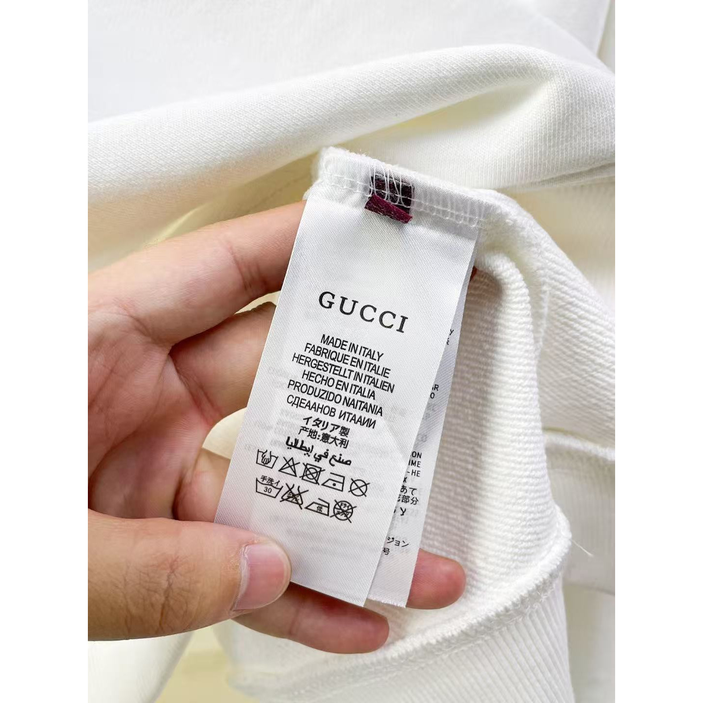 <p>GUCCI 圆领卫衣(白)</p>