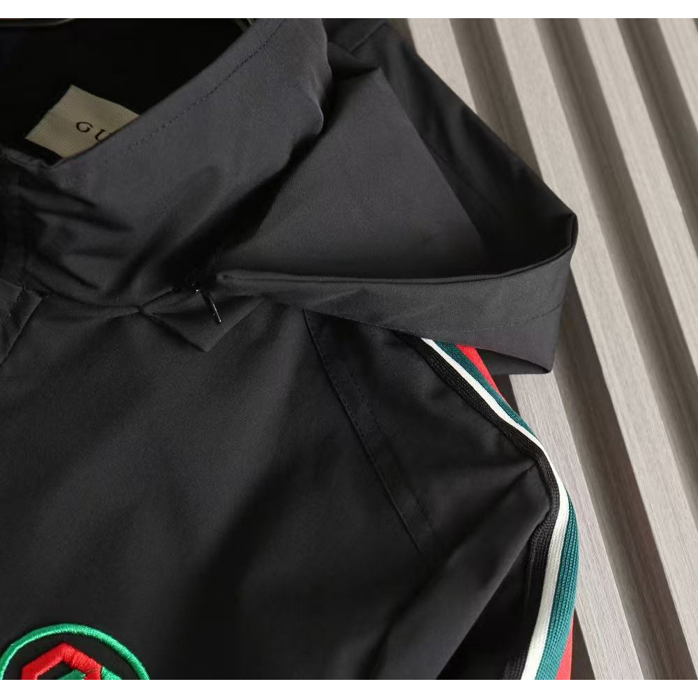 <p>GUCCI 男士夹克外套(黑)</p>