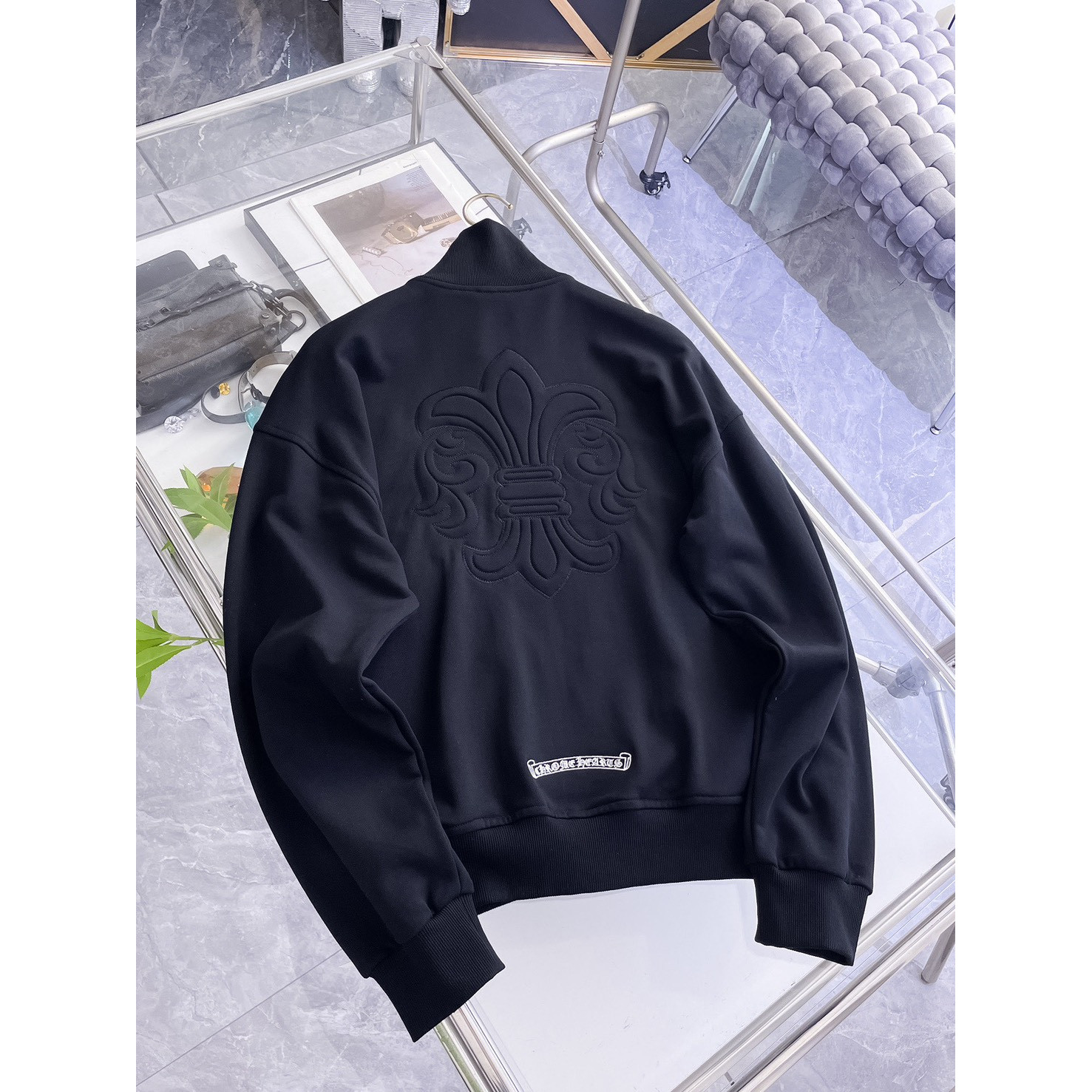 <p>CHROME HEARTS 男士夹克外套(黑)</p>