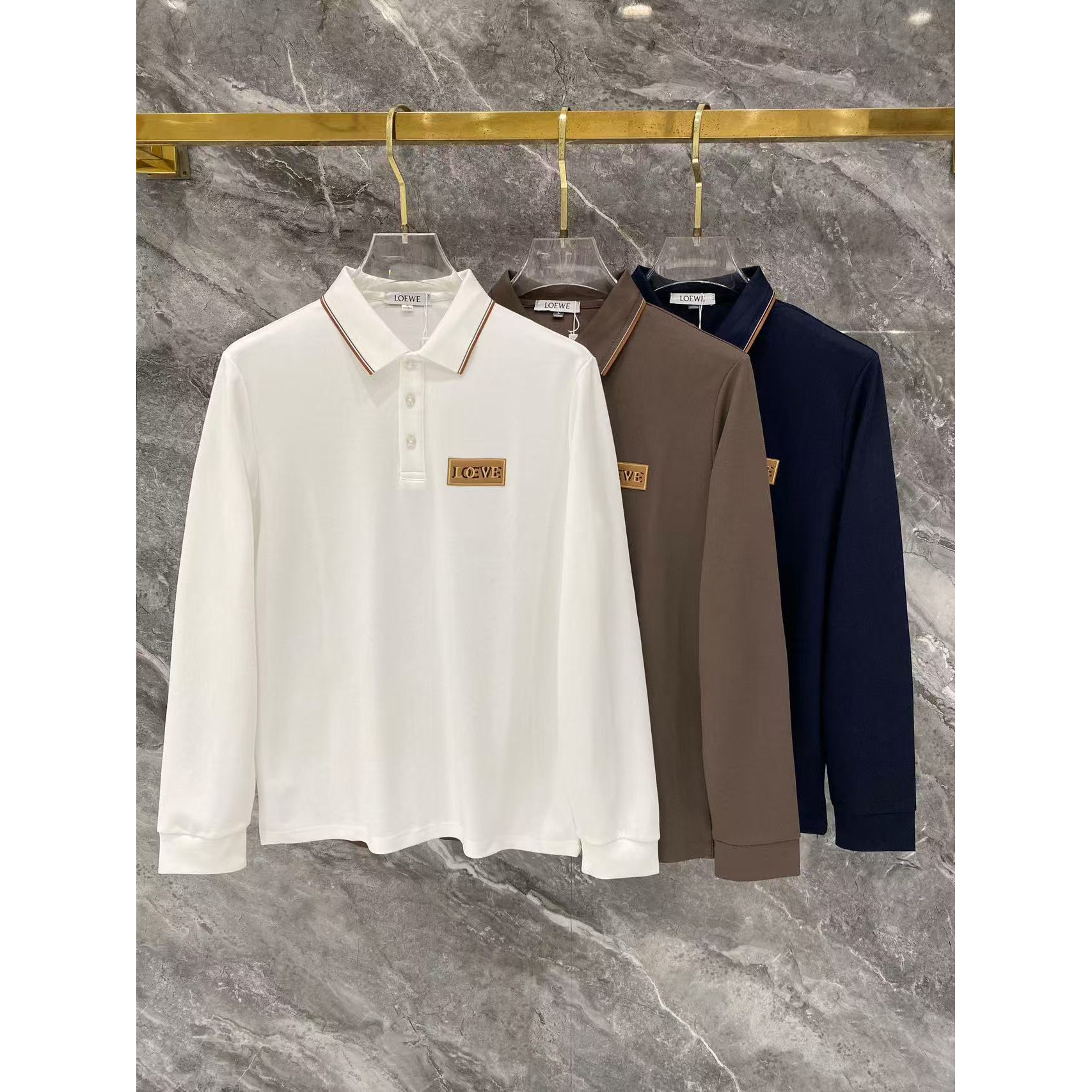 <p>LOEWE 秋冬长袖Polo(782985)</p>