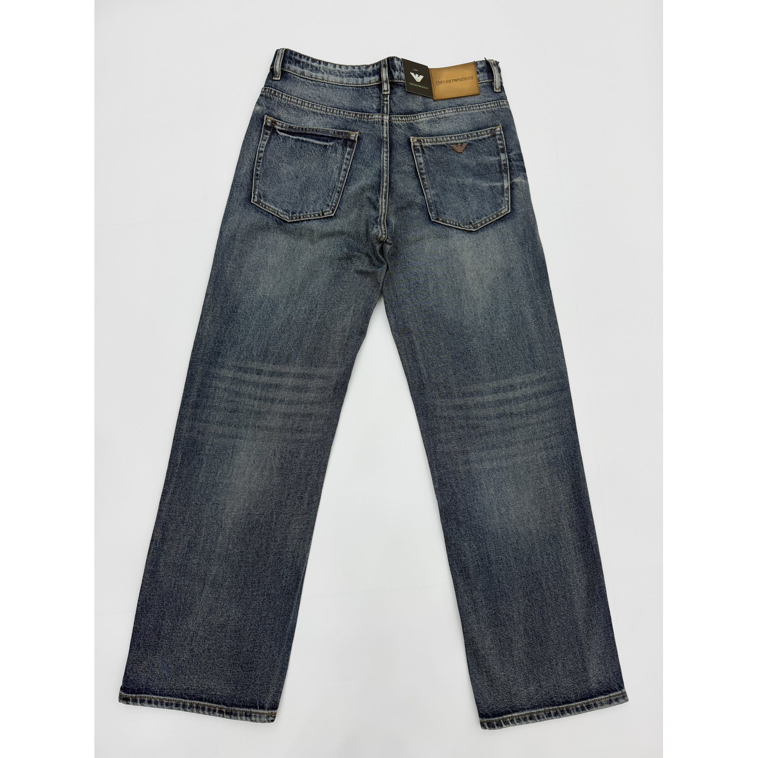<p>Giorgio_Armani 阔腿直筒牛仔裤(D5613#)</p>