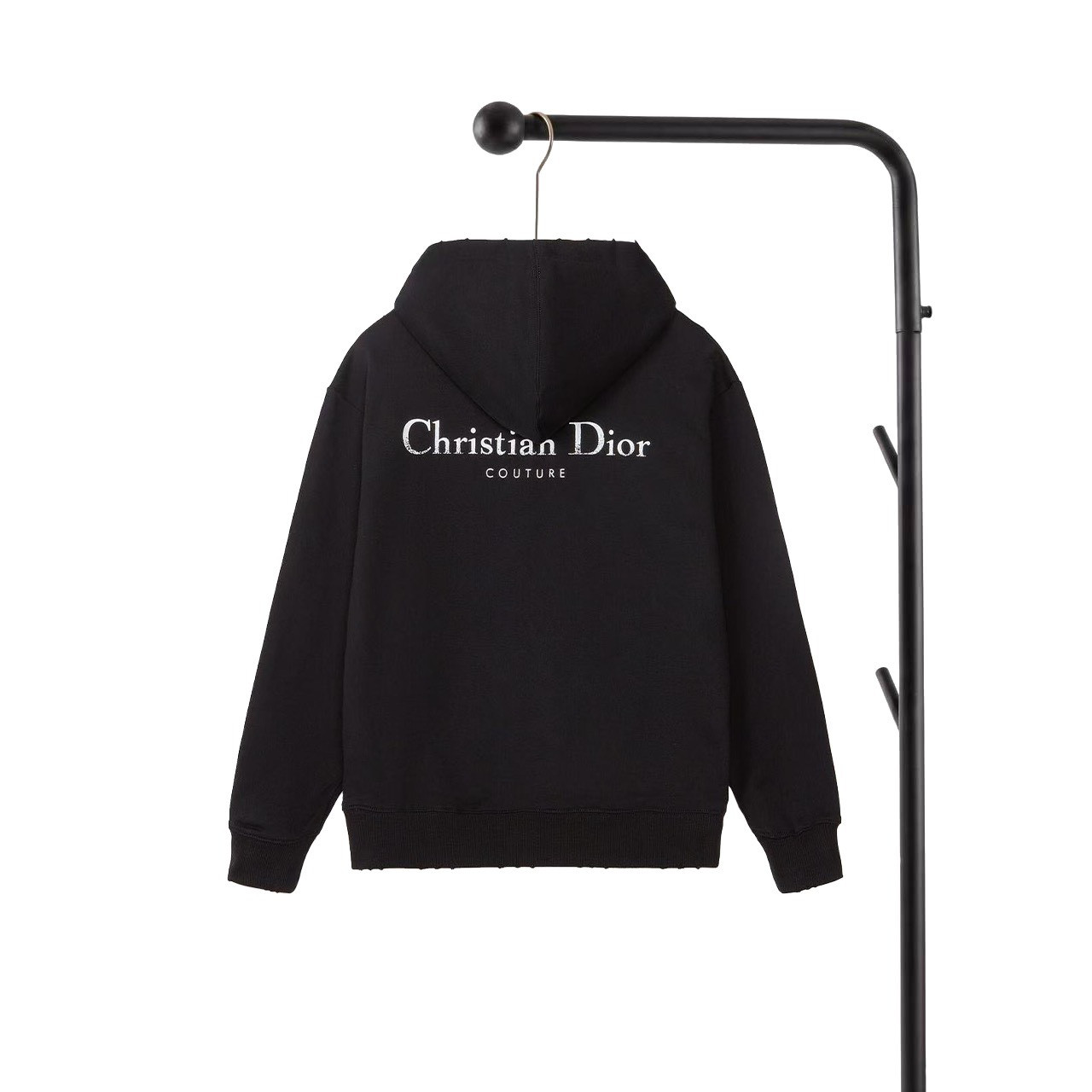 <p>Dior logo印花帽衫卫衣(黑)</p>