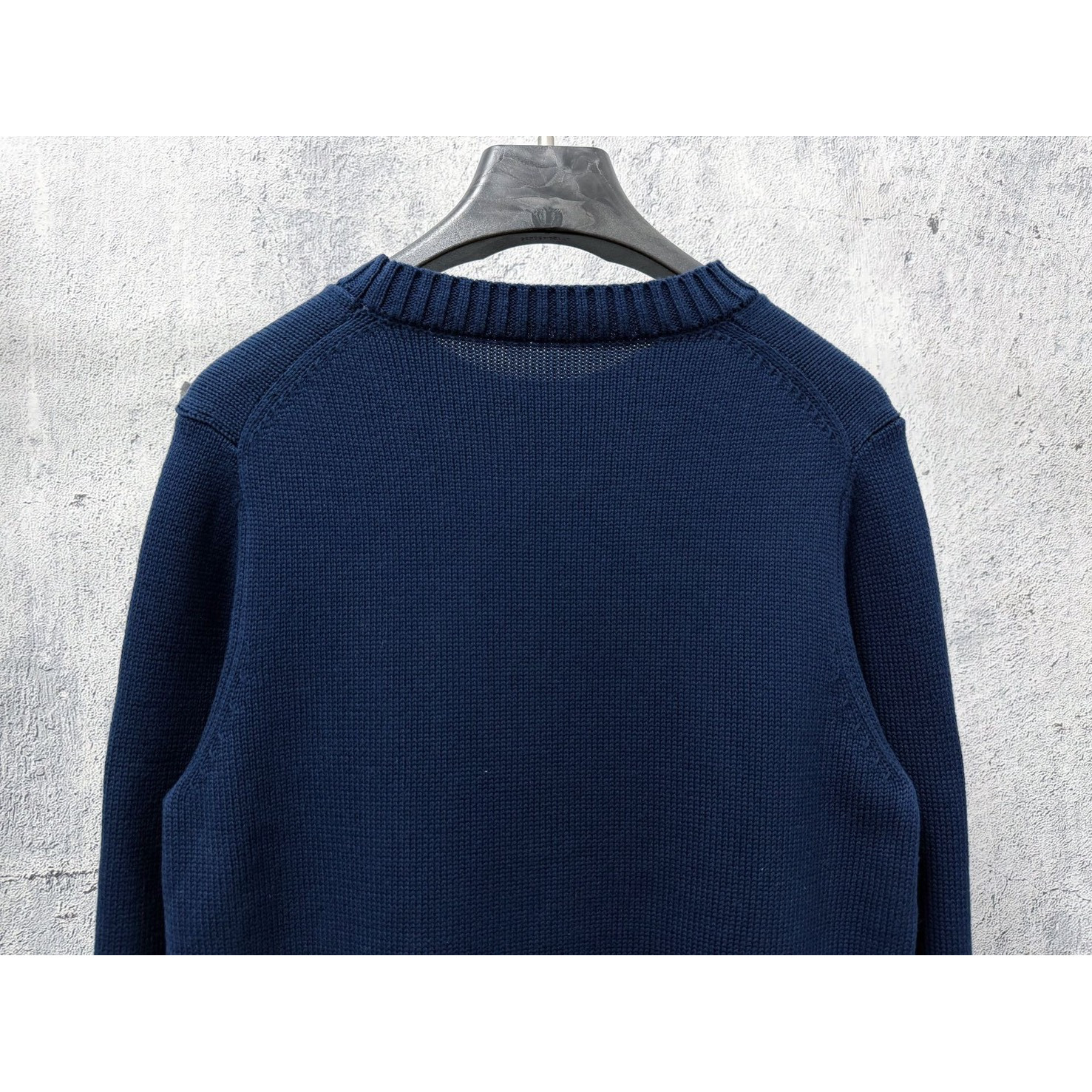 <p>Ralph Lauren 宽松版棉圆领针织衫(深藍)</p>