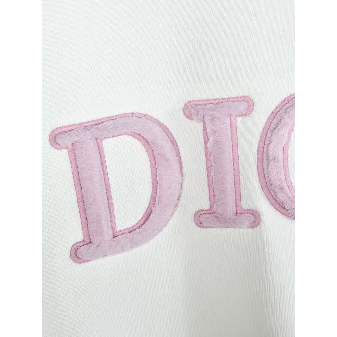 <p>DIOR 刺绣圆领卫衣(白)</p>