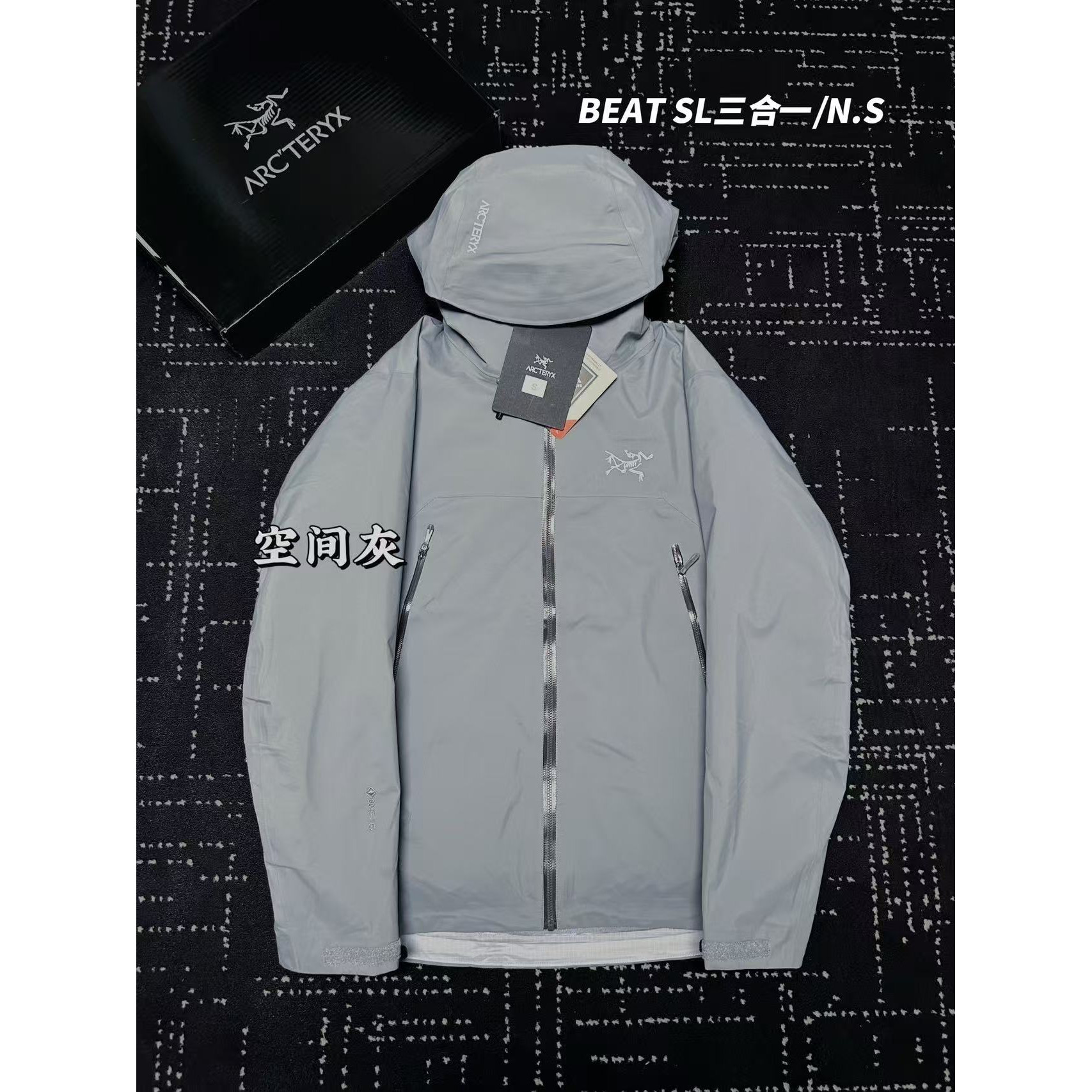 <p>Arc'teryx SL硬壳冲锋衣(空間灰)</p>