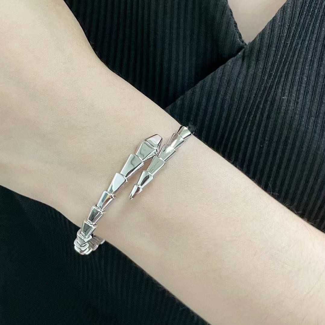 <p>Tiffany&nbsp;光面细蛇手镯</p>