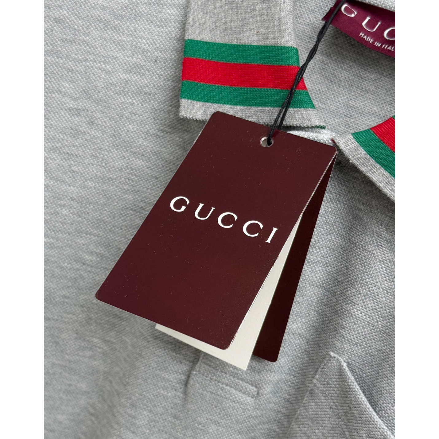 <p>GUCCI 短袖翻领polo衫(灰)</p>