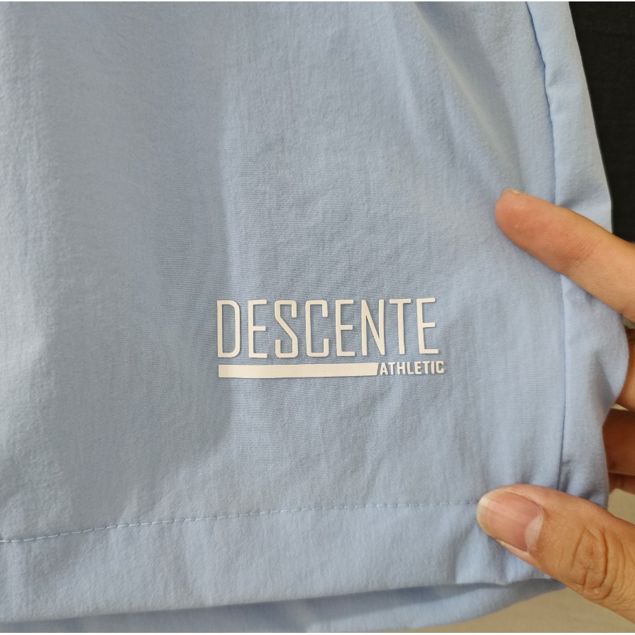 <p>DESCENTE 運動速乾短褲(藍)</p>