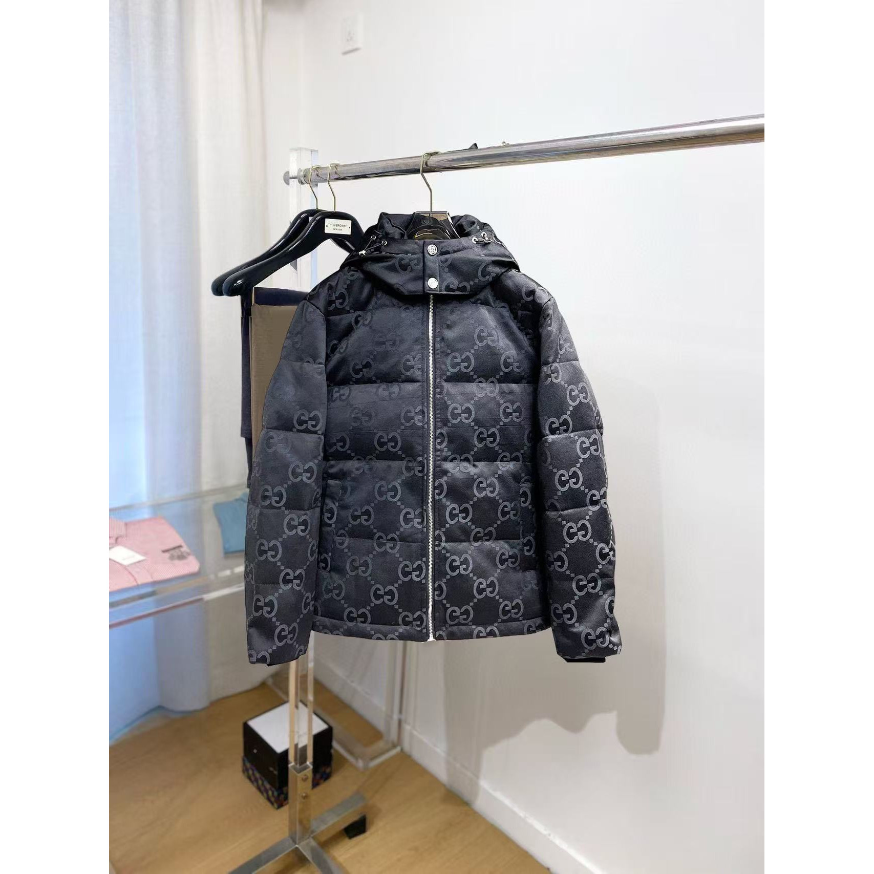 <p>GUCCI 秋冬新款羽绒服(黑)</p>