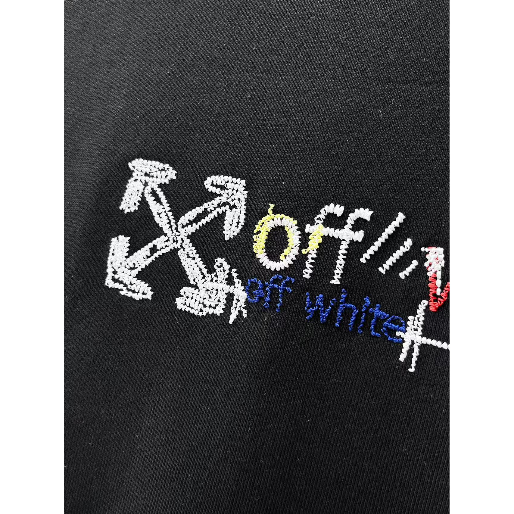 <p>OFF 圓領長袖T恤(黑)</p>