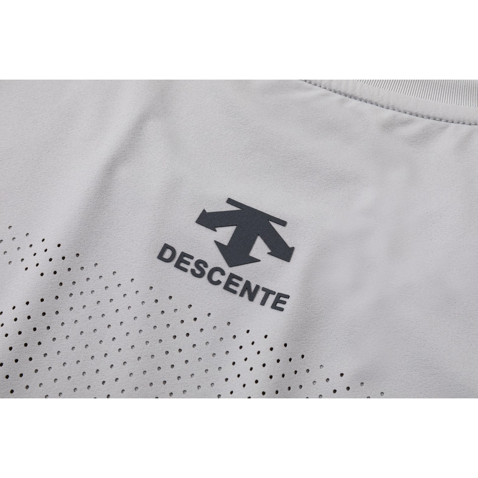 <p>DESCENTE 速干机能短袖T恤(灰)</p>
