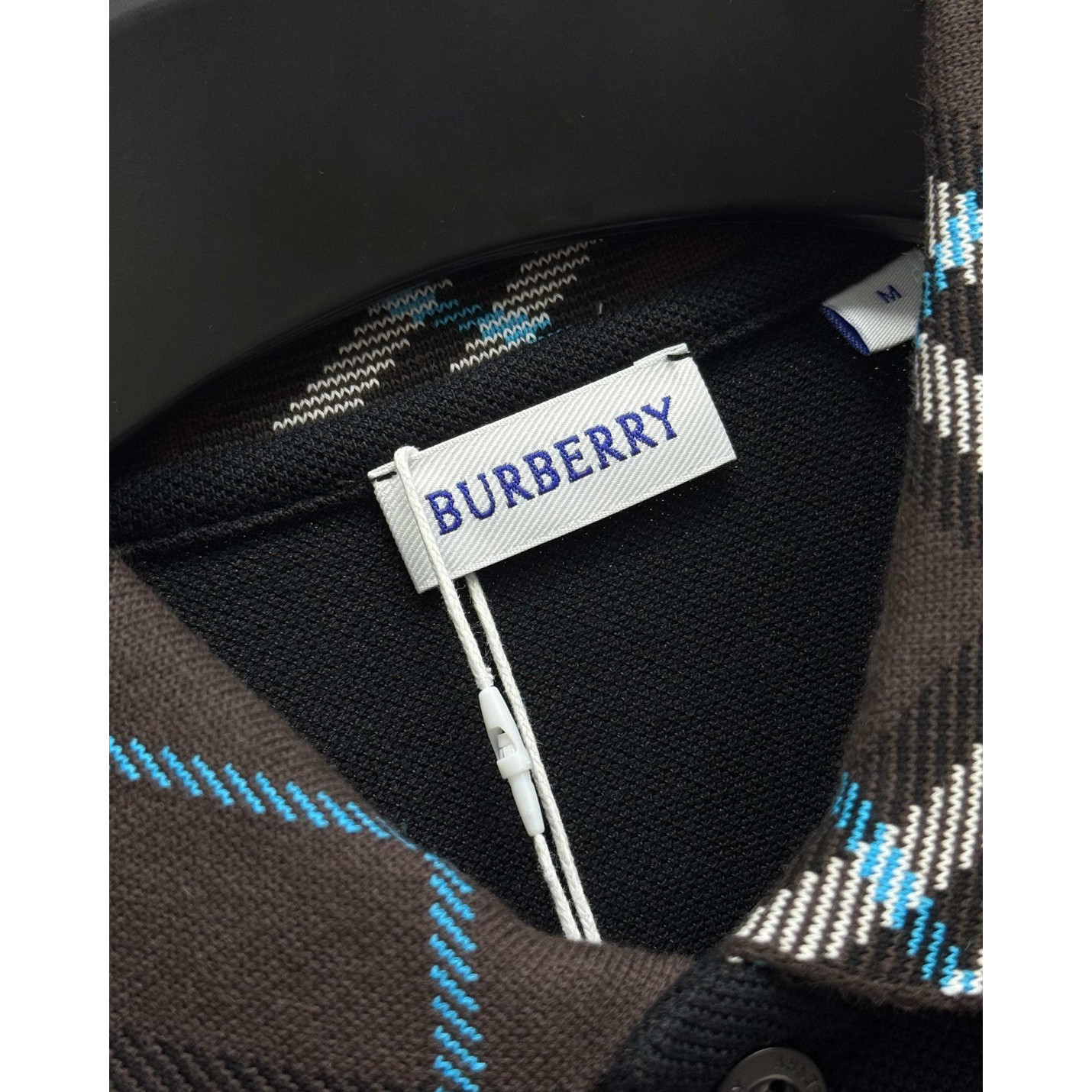 <p>BURBERRY 短袖翻领polo衫(黑)</p>