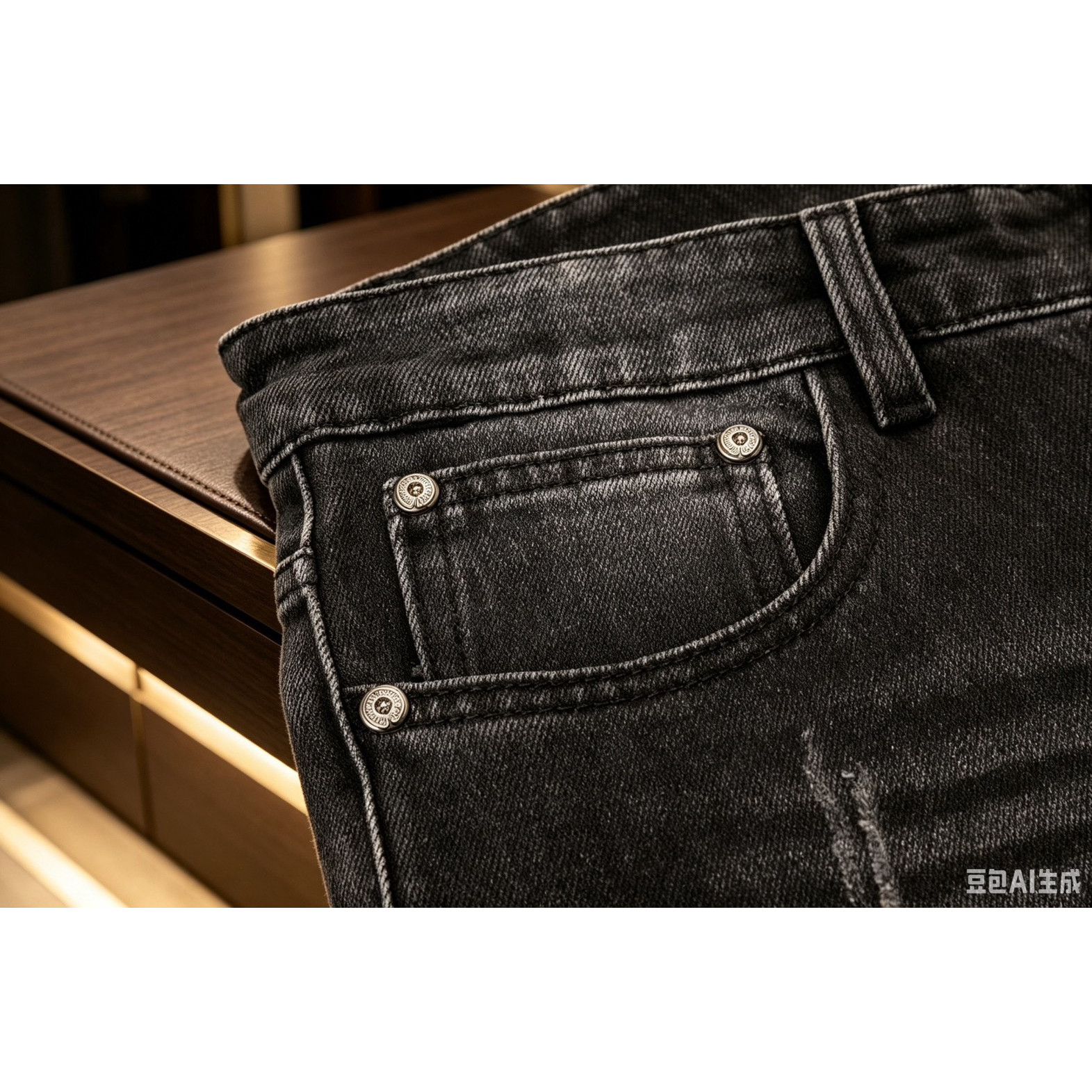<p>CHROME HEARTS&nbsp;<span style="font-size:13px">欧洲专柜新款修身小直筒牛仔裤</span></p>