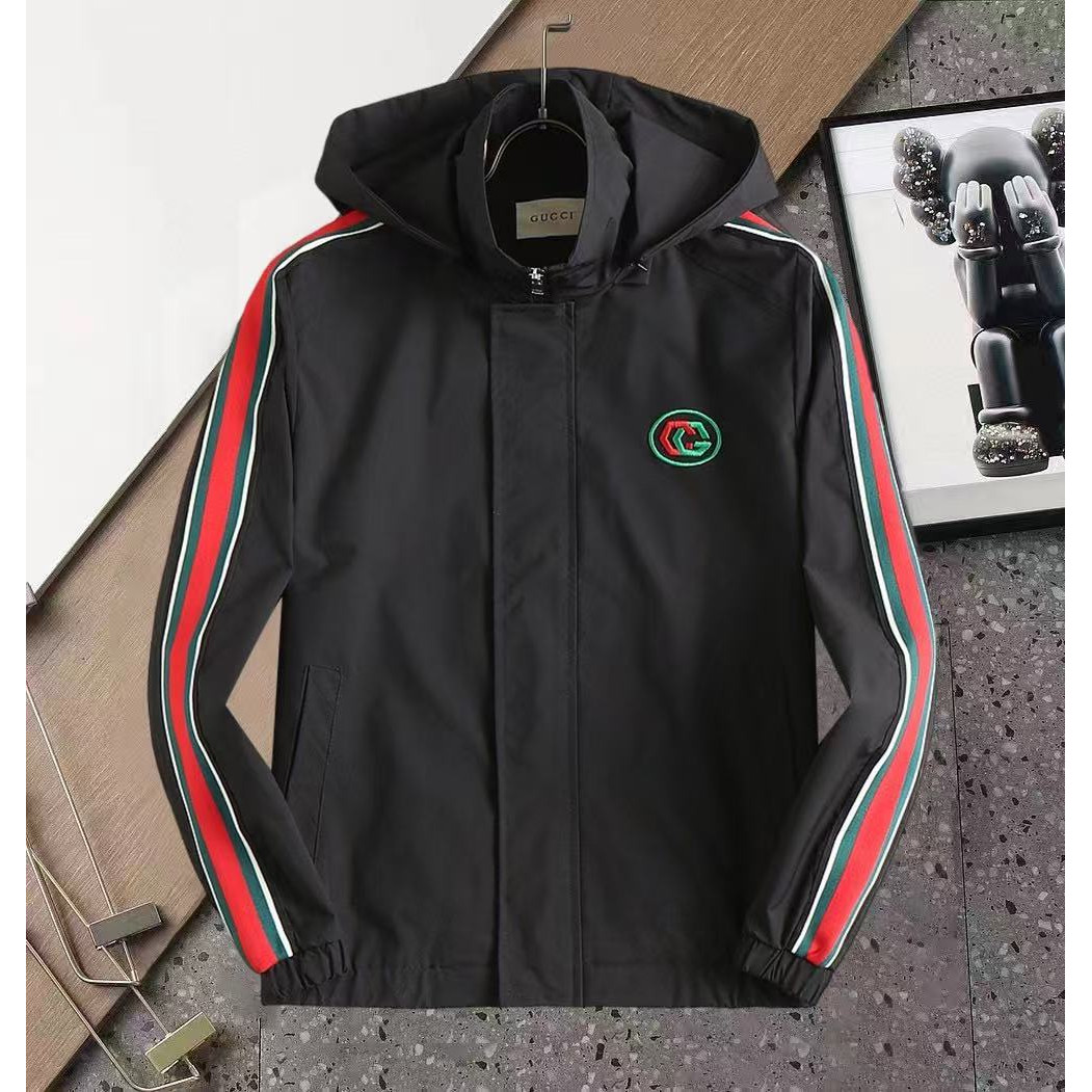 <p>GUCCI 男士夹克外套(黑)</p>