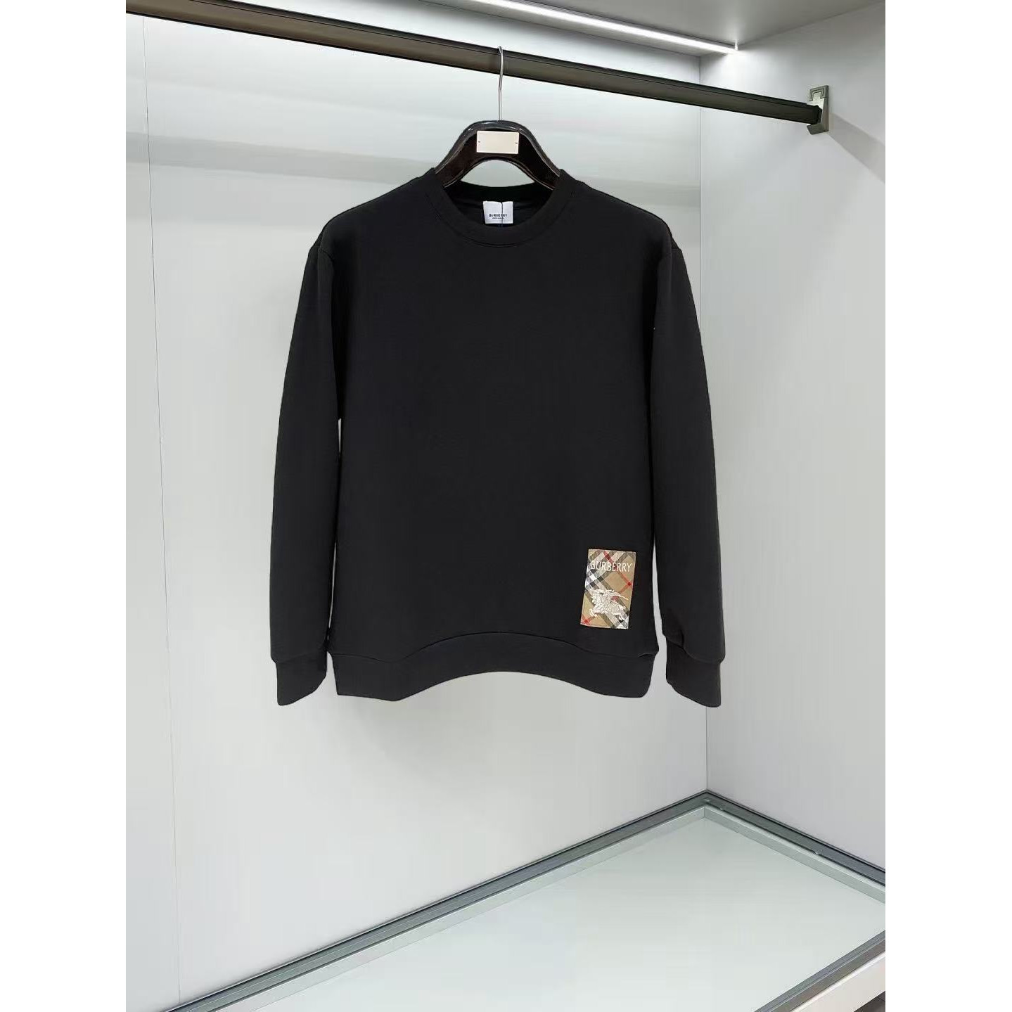 <p>BURBERRY 太空棉卫衣(黑)</p>