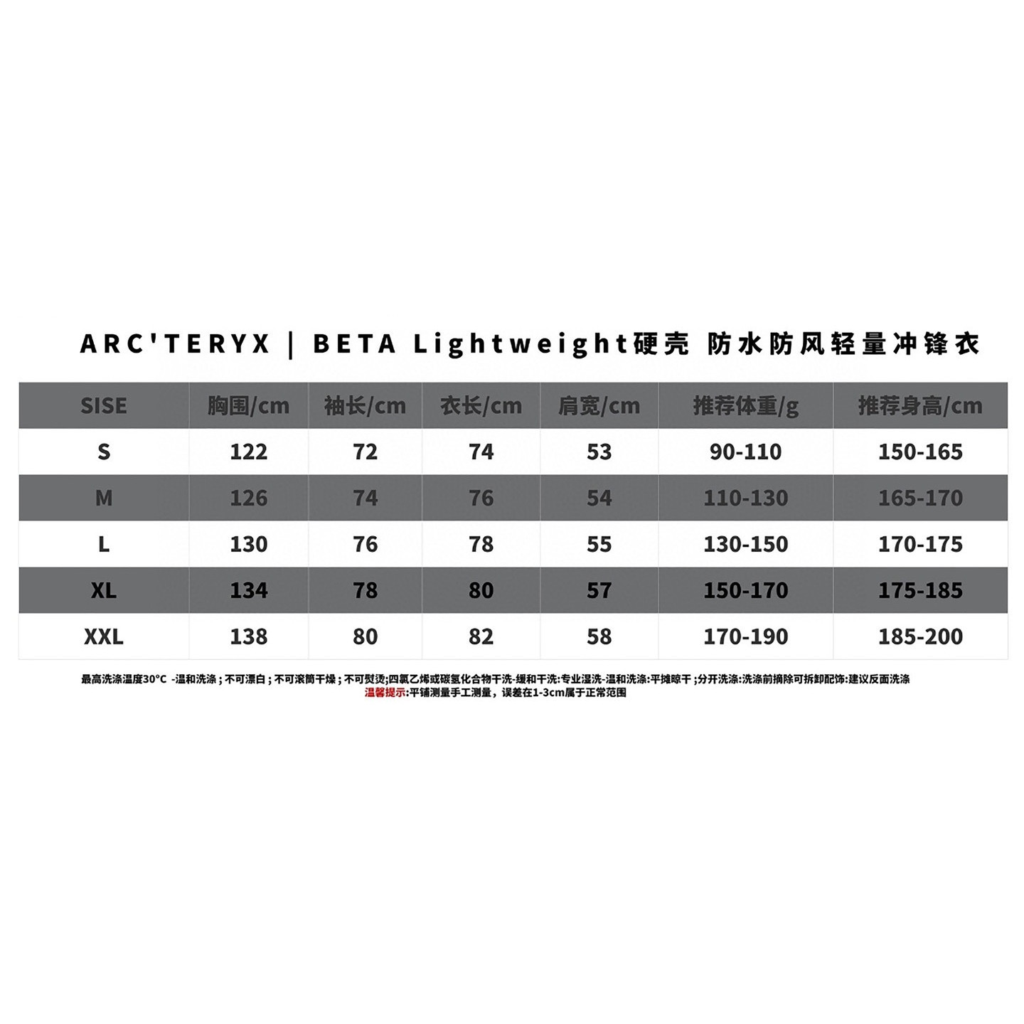 <p>ARC'TERYX Beta Jacket JK硬壳连帽冲锋衣(黑)</p>