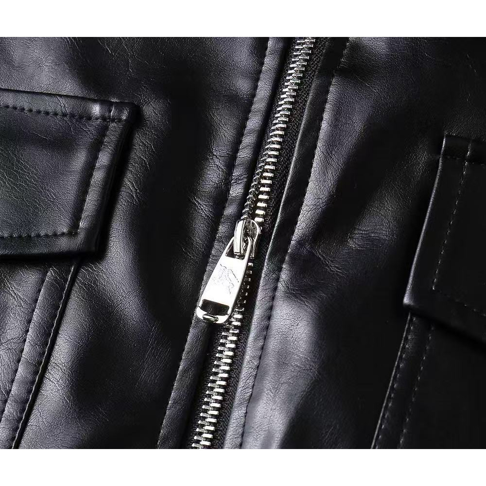 <p>BURBERRY 男士皮夹克外套(黑)</p>