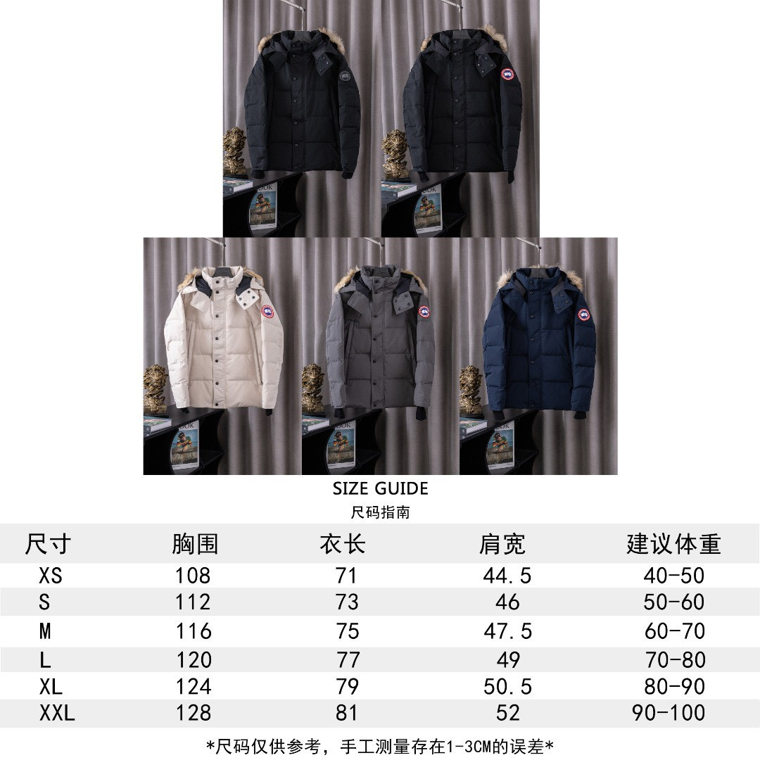 <p>Canada Goose 顶级狼毛Wyndham 2048M &nbsp;29款 系列派克大衣羽绒服(黑色黑标)</p>