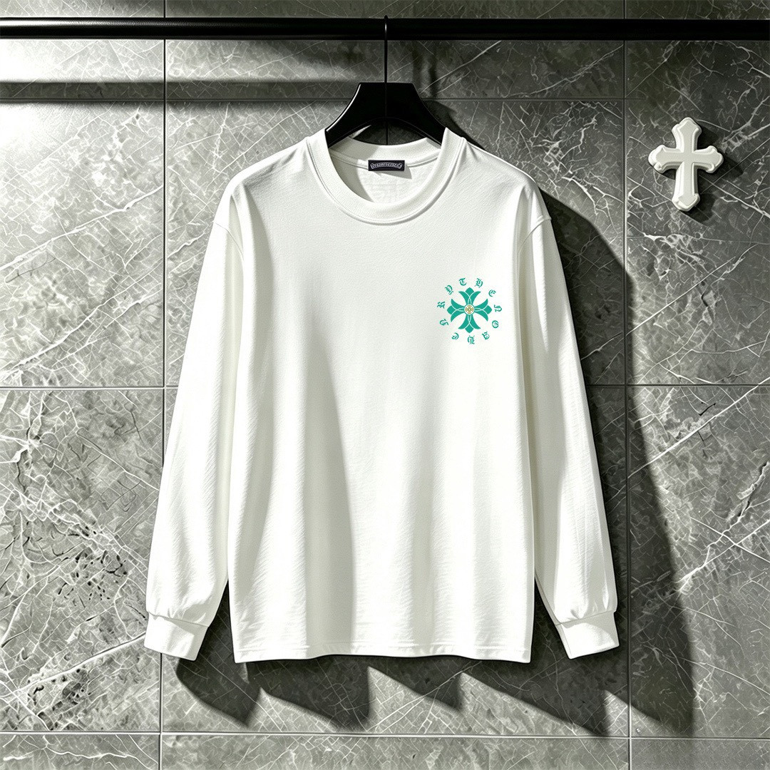 <p>CHROME HEARTS 长袖T恤(白)</p>