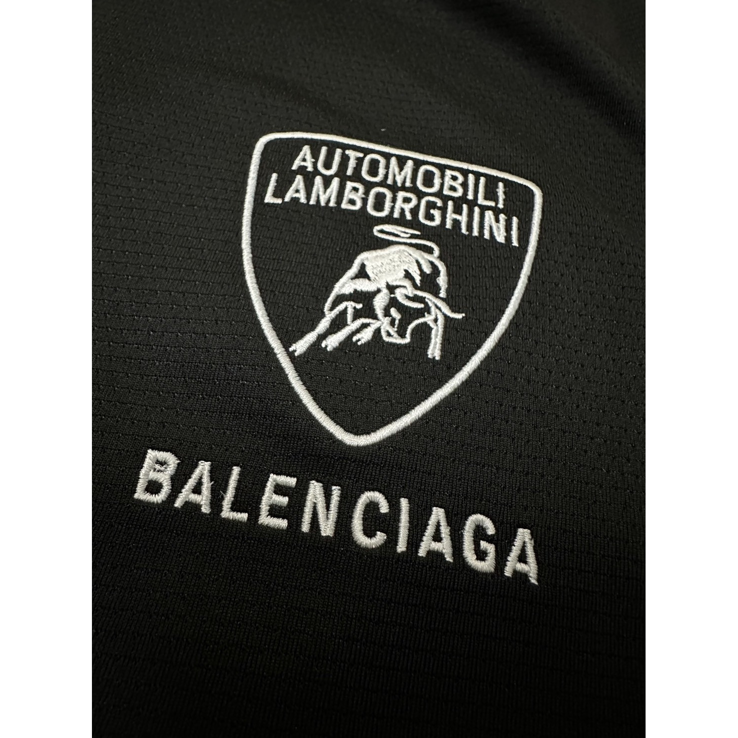 <p>Balenciaga 巴黎世家x兰博基尼合作联名足球系列63号短袖T恤&nbsp;</p>