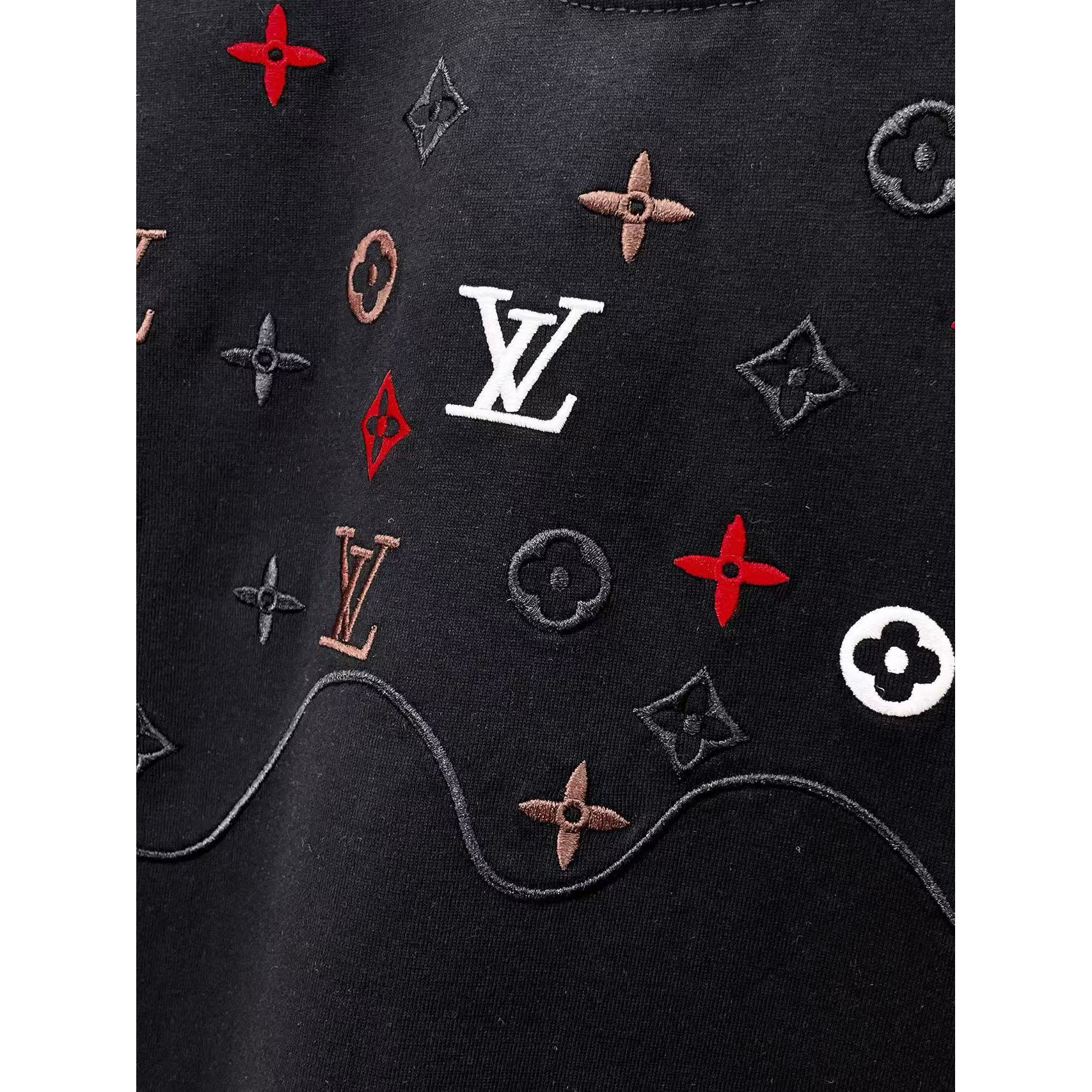 <p>LV&nbsp;专柜新款短袖T恤(黑)</p>