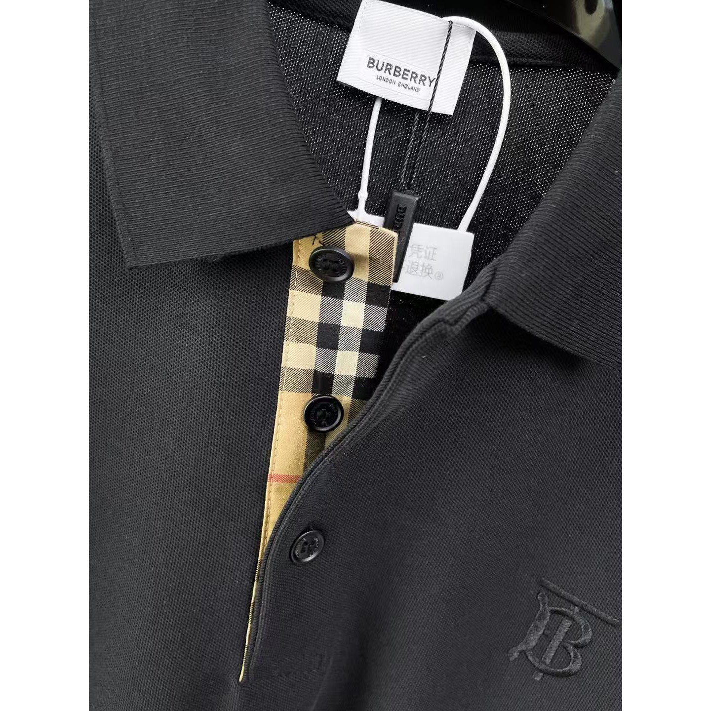 <p>BURBERRY 长袖Polo衫(黑)</p>