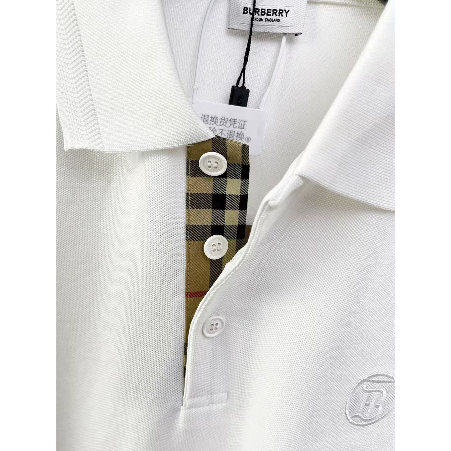 <p>BURBERRY 长袖Polo衫(白)</p>