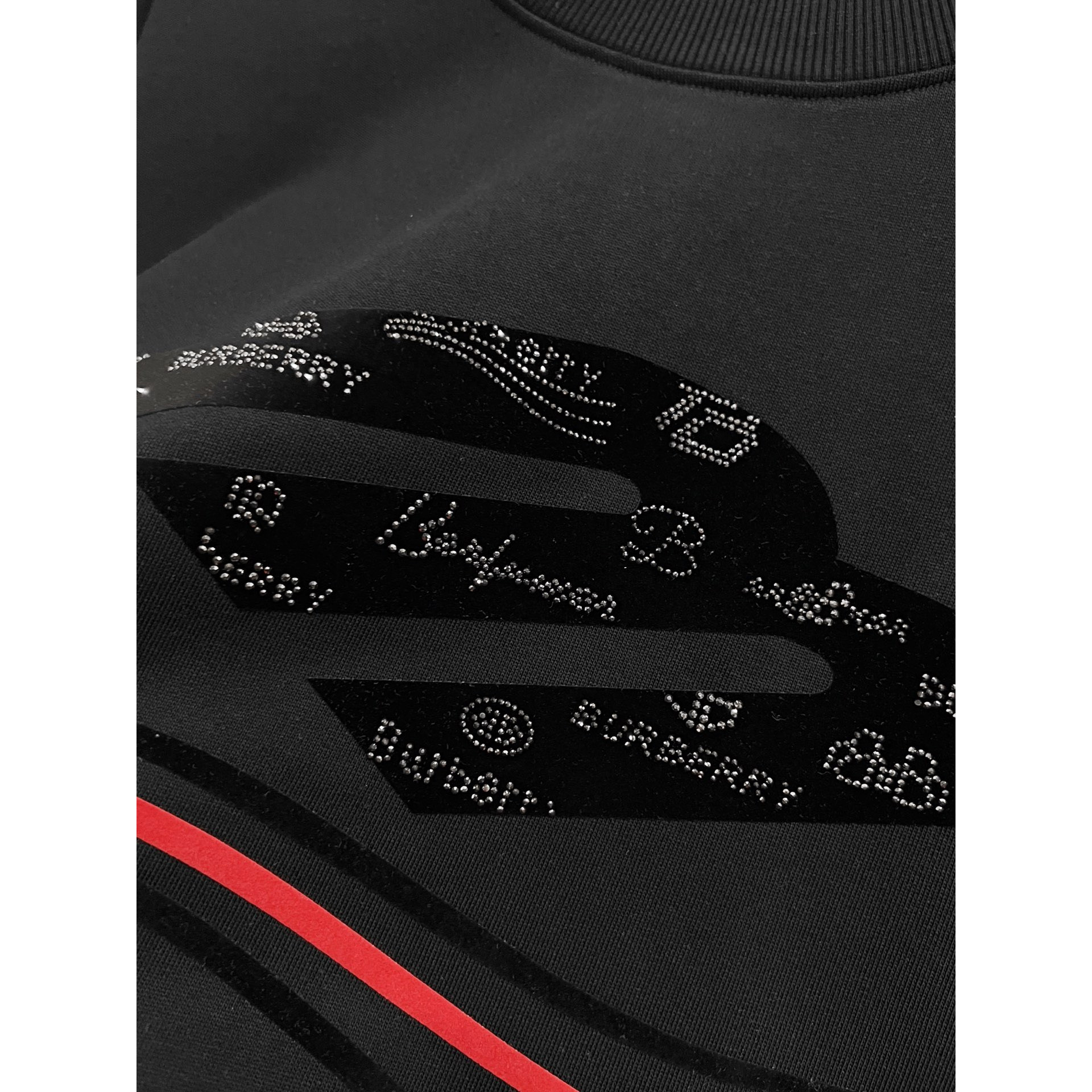 <p>Balenciaga 圆领长袖卫衣(黑)</p>