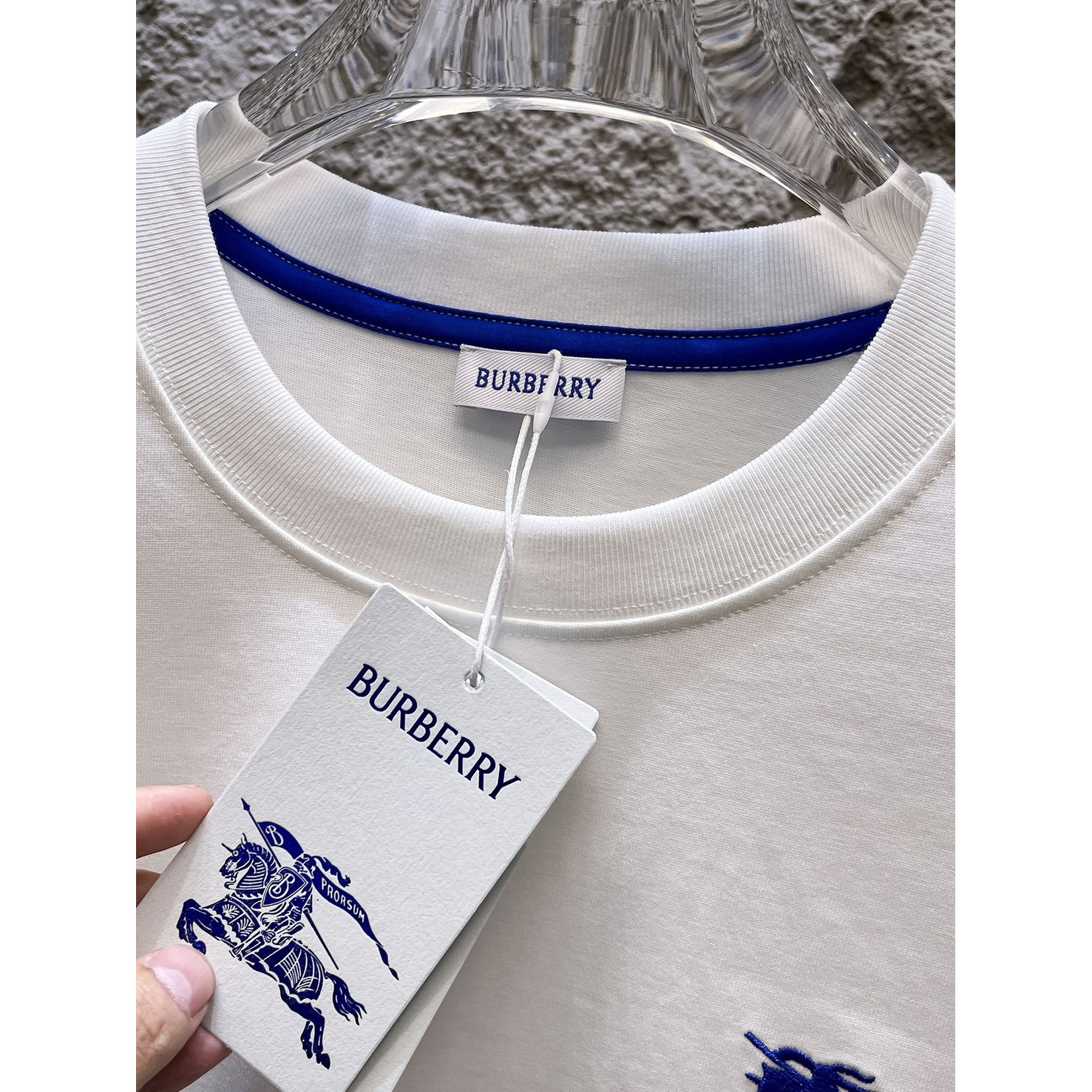 <p>BURBERRY 长袖T恤(白)</p>
