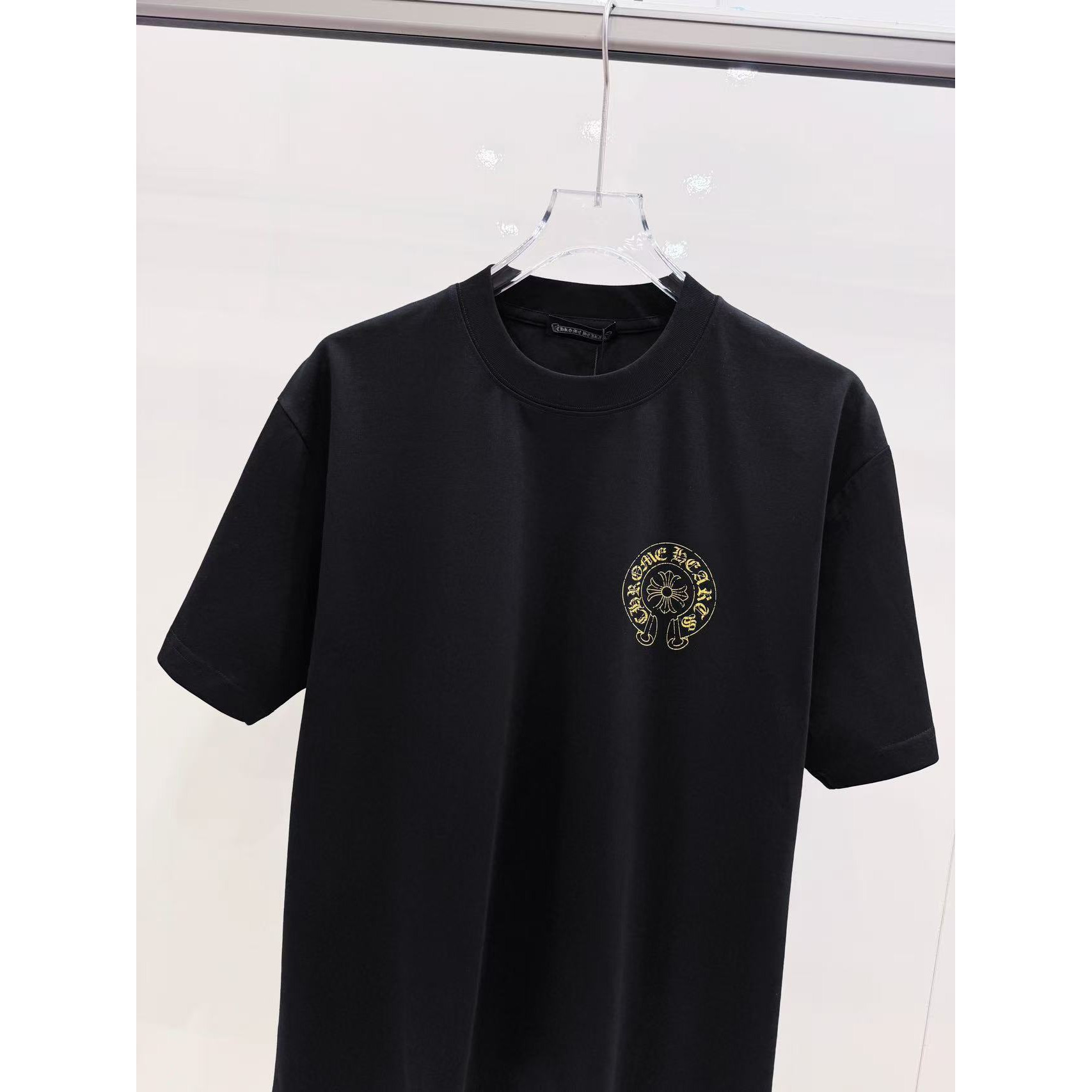 <p>CHROME HEARTS 印花logo短袖T恤(黑)</p>