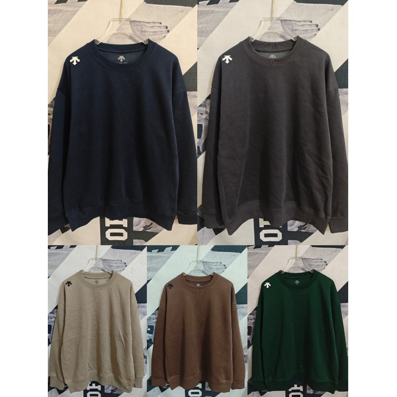 <p>DESCENTE 經典純棉圓領長袖T恤(多色)</p>