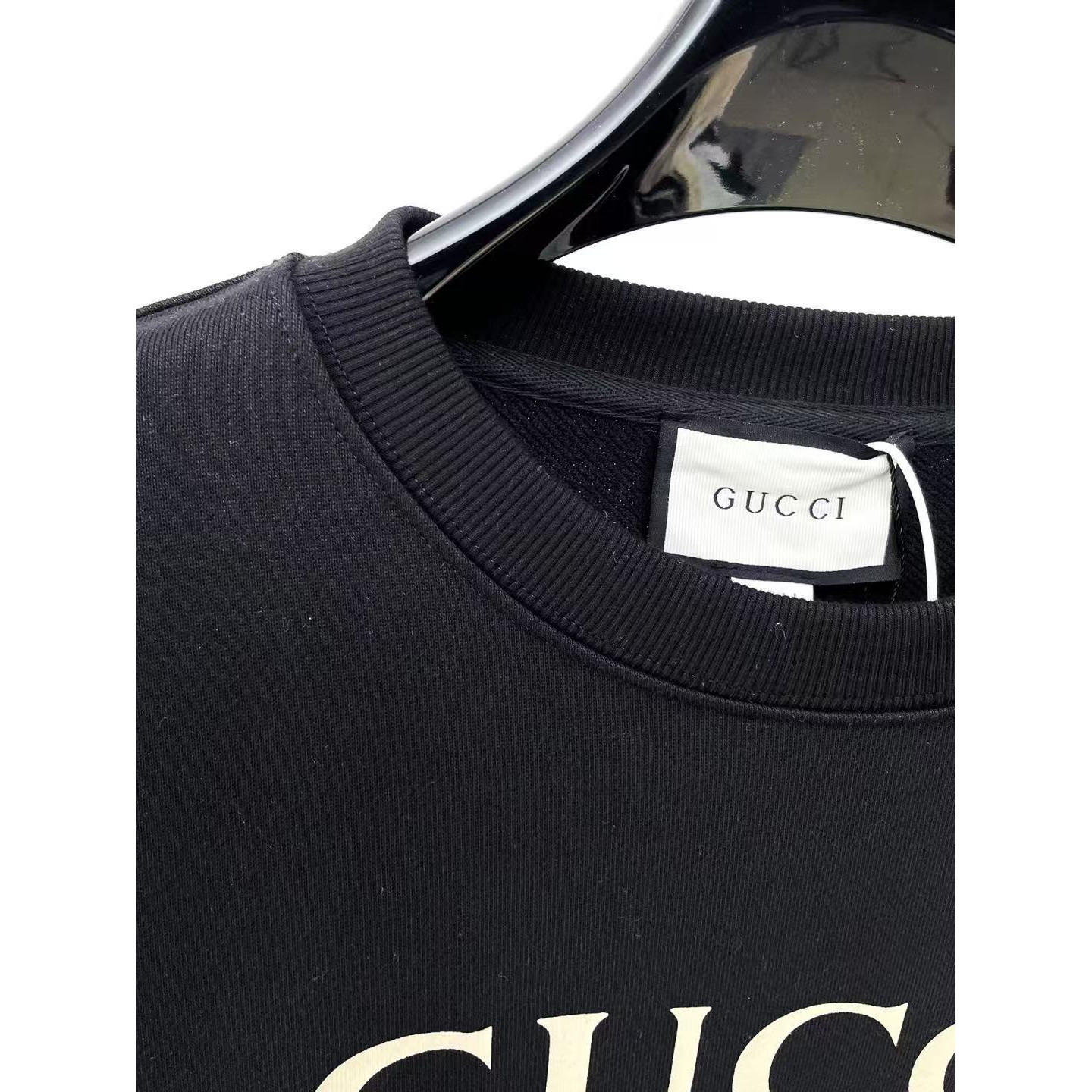<p>GUCCI 圆领卫衣(黑)</p>