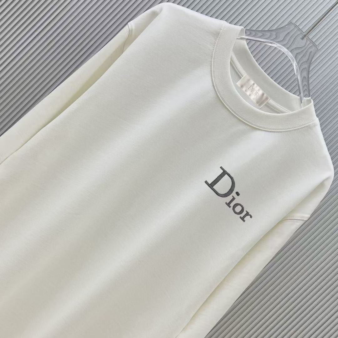 <p>DIOR 长袖卫衣T恤(白)</p>