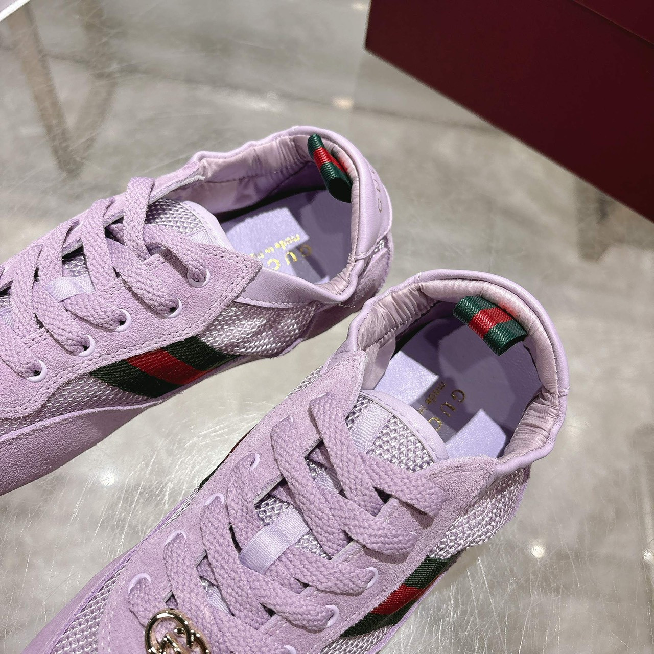<p>GUCCI 橡筋鞋(紫)</p>